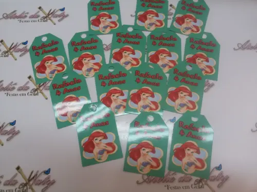 Tag's Personalizados - Pequena Sereia