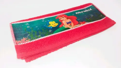 Toalhinha Personalizada - Pequena Sereia