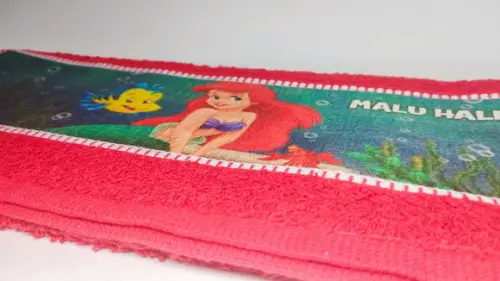 Toalhinha Personalizada - Pequena Sereia