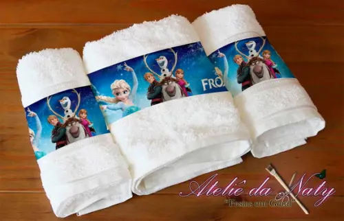 Toalhinha Personalizada - Frozen
