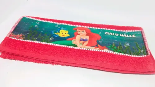 Toalhinha Personalizada - Pequena Sereia