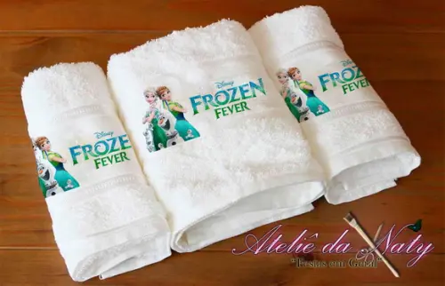 Toalhinha Personalizada - Frozen