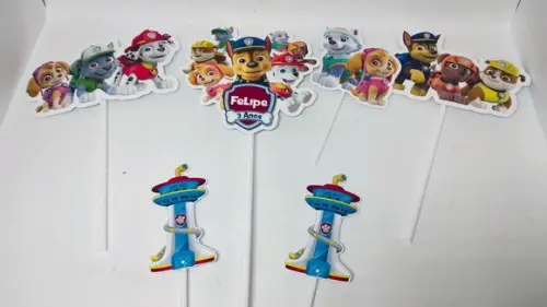 Topo para Bolo - Patrulha Canina