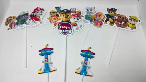Topo para Bolo - Patrulha Canina
