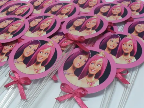 Toppers da Barbie Princesa e a PopStar