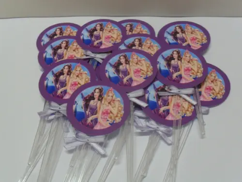 Toppers Da Barbie Princesa E A Popstar
