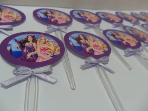 Toppers Da Barbie Princesa E A Popstar