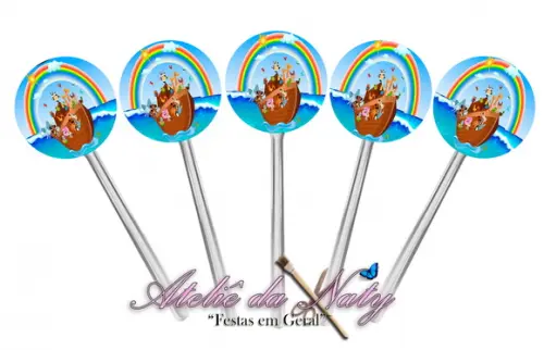Toppers para Cupcake - Arca de Nóe