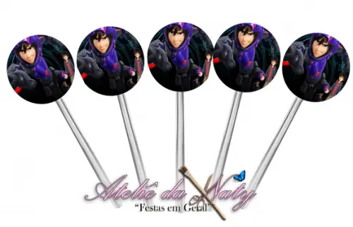 Toppers para Cupcake - Big Hero 6