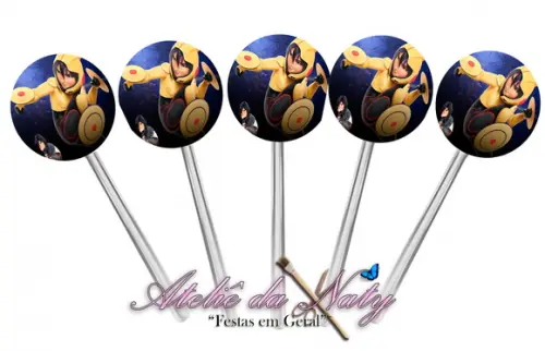 Toppers para Cupcake - Big Hero 6