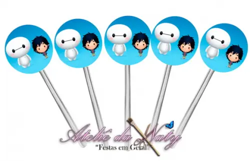 Toppers para Cupcake - Big Hero 6