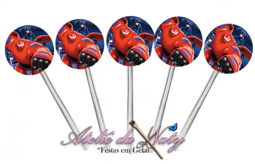 Toppers para Cupcake - Big Hero 6