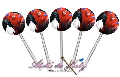 Toppers para Cupcake - Big Hero 6