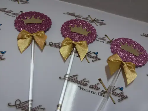 Toppers para Cupcake - Coroa