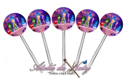 Toppers para Cupcake - Divertidamente