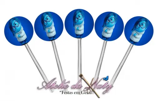 Toppers para Cupcake - Divertidamente