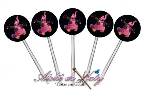 Toppers para Cupcake - Divertidamente