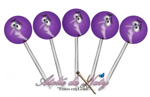 Toppers para Cupcake - Divertidamente