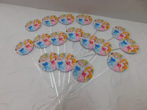 Toppers para Cupcake - Princesas