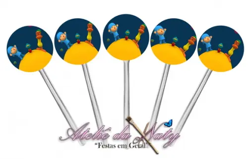 Toppers para Cupcake - Pocoyo