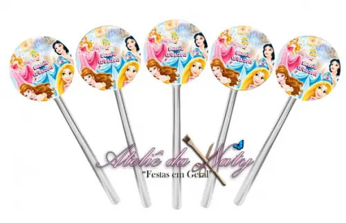 Toppers para Cupcake - Princesas