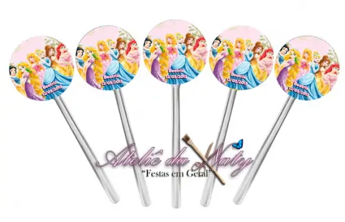 Toppers para Cupcake - Princesas