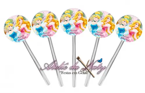 Toppers para Cupcake - Princesas