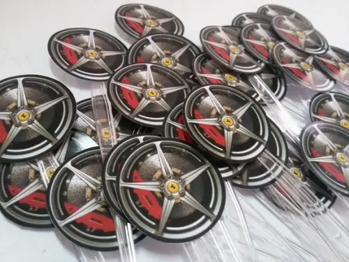 Toppers para Cupcake - Rodas