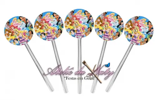 Toppers para Cupcake - Princesas