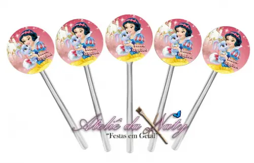 Toppers para Docinho - Branca de Neve