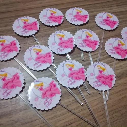Toppers para Docinhos - Bela Adormecida