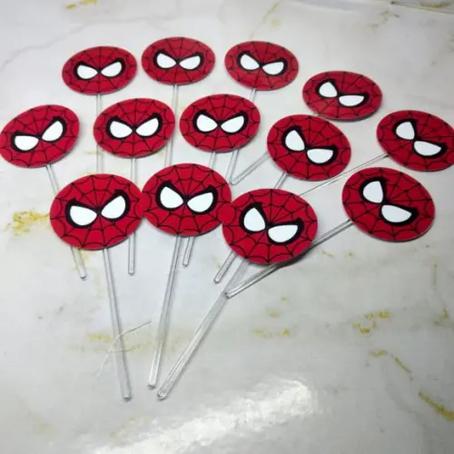 Toppers para Docinhos - Homem Aranha
