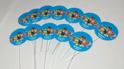Toppers Para Docinhos - Patrulha Canina