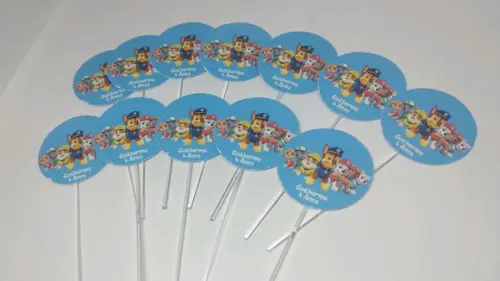 Toppers Para Docinhos - Patrulha Canina