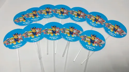 Toppers Para Docinhos - Patrulha Canina