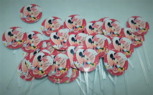 Toppers Para Docinhos - Minnie Mouse