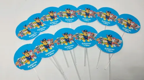 Toppers Para Docinhos - Patrulha Canina