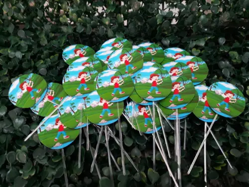 Toppers Para Docinhos - Pescaria