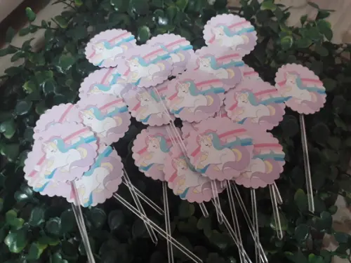 Toppers Para Docinhos - Unicórnio