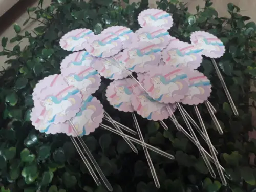 Toppers Para Docinhos - Unicórnio