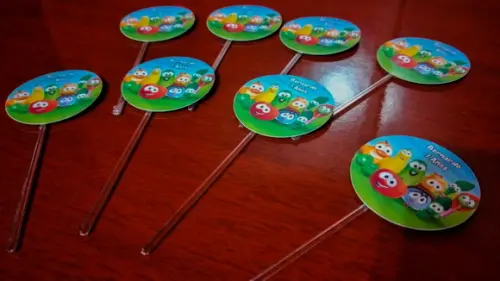 Toppers Para Docinhos - Vegetais