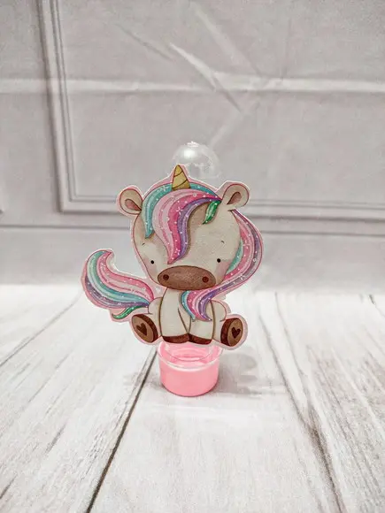 Tubetes 3d - Unicórnio
