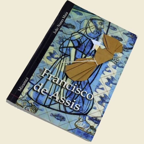 Marcador de Livro São Francisco de Assis em origami