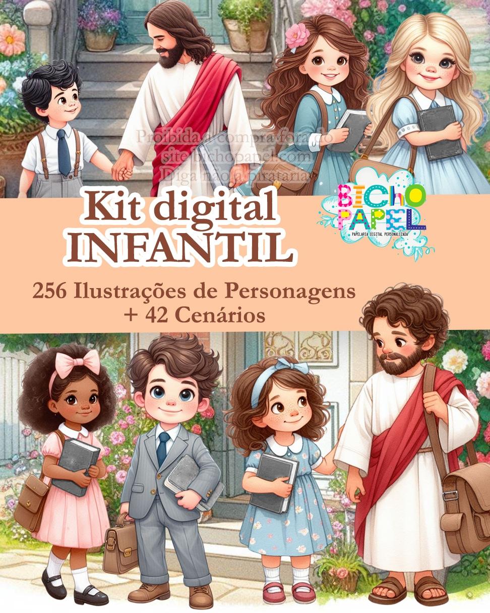 Kit Digital Ilustrações Infantil