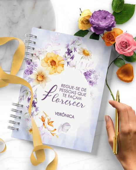 Agenda Permanente 1 Dia Por Página com Horários Encanto