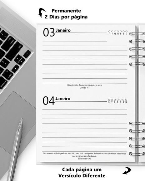 Arquivo 2 Dias Por Página Permanente com Versículos