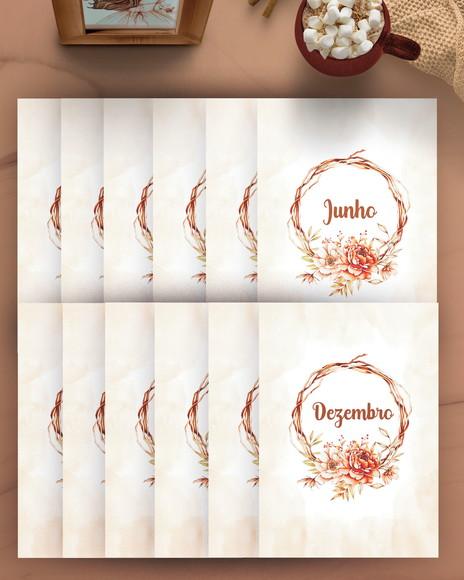 Arquivo Agenda 2026 1 Dia Por Página Coleção Floral Boho