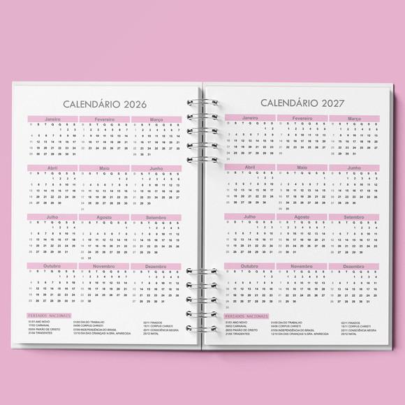 Arquivo Agenda Agendamento Semanal 2026 Rosa