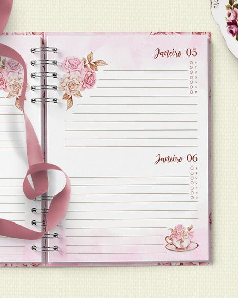Arquivo Agenda Permanente 2 Dias Por Página Mulher Virtuosa