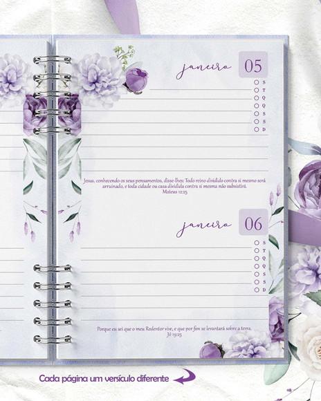 Arquivo Agenda Permanente 2dpp com Versículos Violeta